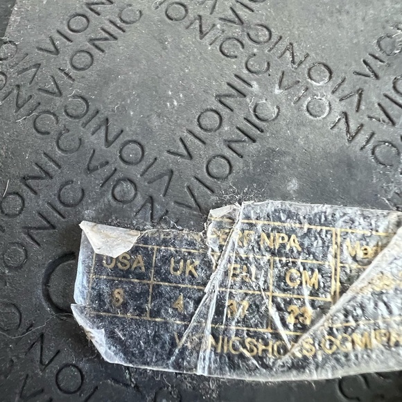 VIONIC Robyn Black Ballet Flats Shoes 6 - Picture 8 of 8